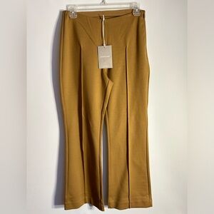 EVERLANE CARMEL COLOR SIDE ZIP UP COTTON MODAL ELASTANE PANTS WOMEN’S SIZE MED